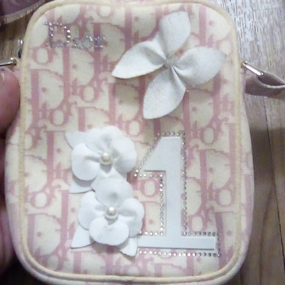 Dior Pink Crossbody Bag rare vintage - Picture 2 of 12